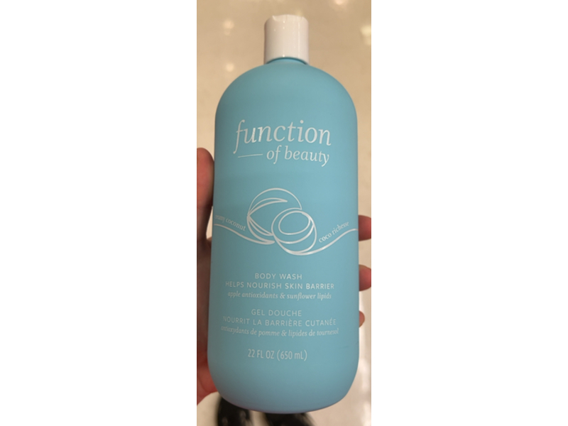 Function Of Beauty Body Wash, Creamy Coconut, 22 fl oz/650 mL