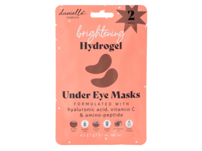 Danielle Creations Brightening Hydrogel Eye Masks, 0.1 oz/2.7 g, 2 Pairs