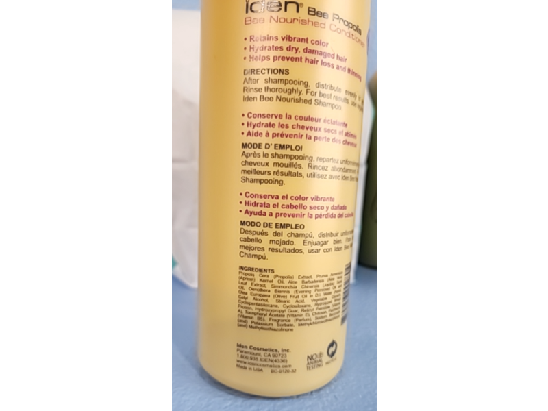 Iden Bee Propolis Fortifying & Hydrating Conditioner, 32 fl oz/946 mL
