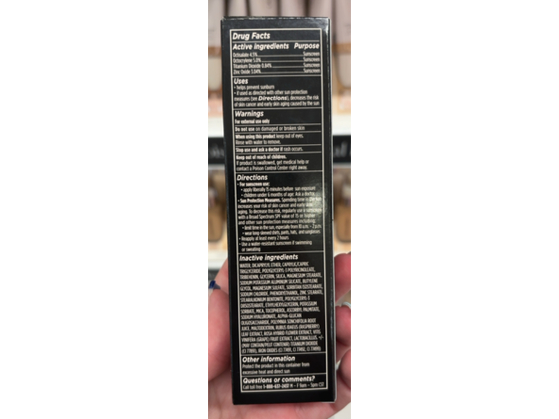 Laura Mercier Natural Dewy Tinted Moisturizer, SPF 30, 2W Citrine, 1.5 fl oz/45 mL