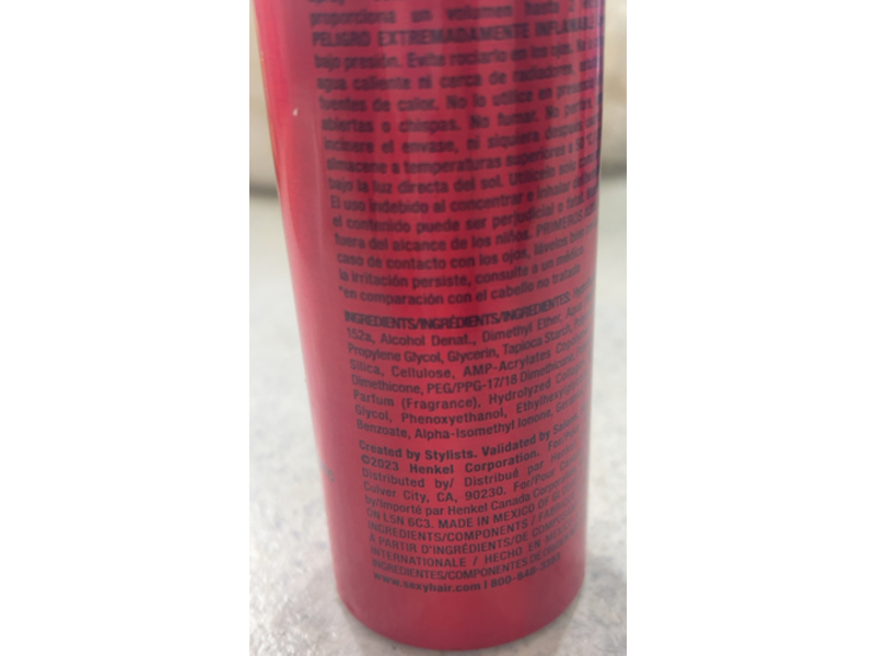 Sexy Hair Big Volume Flex Texture Spray, 5.8 oz/164 g