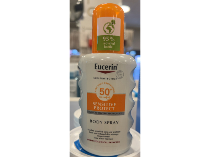 Eucerin Sun Protection Body Spray, SPF 50+, 200 mL