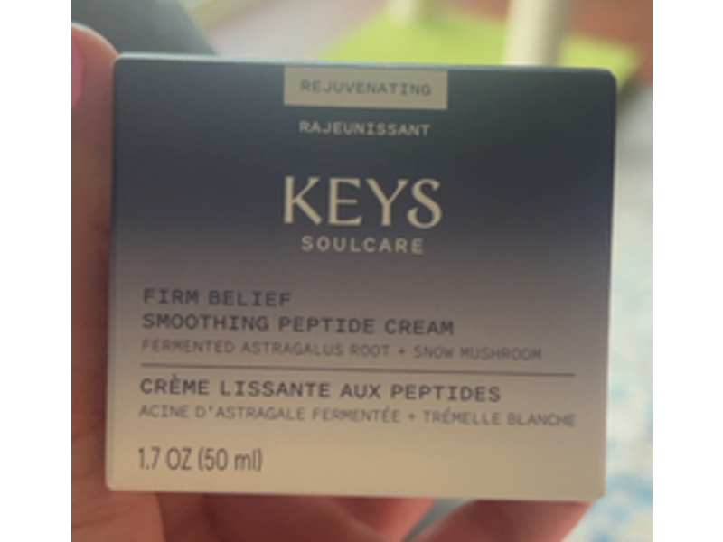 Keys Soulcare Rejuvenating Firm Belief Smoothing Peptide Cream, 1.7 oz/50 mL