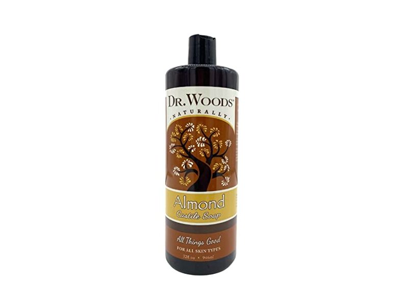 Dr. Woods Pure Almond Oil Liquid Castile Soap, 32 fl oz/946 mL