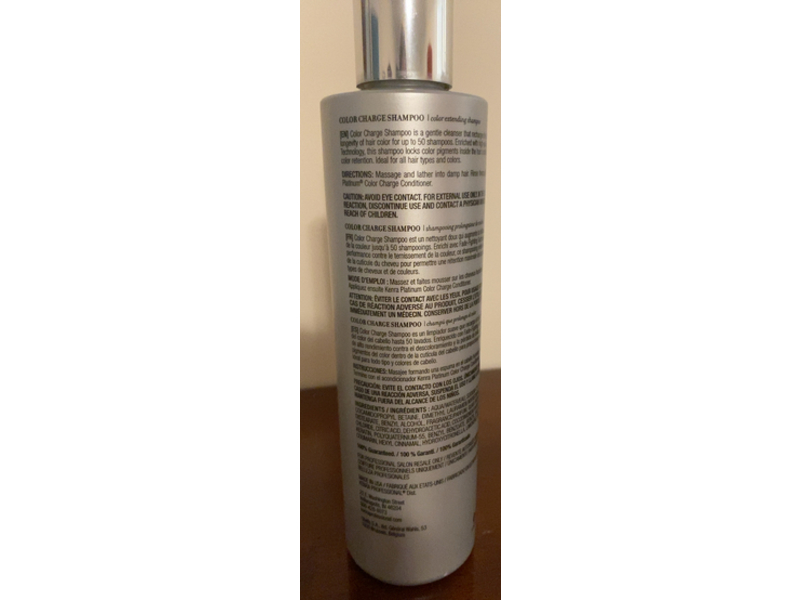 Kenra Platinum Color Charge Shampoo, 8.5 fl oz/250 mL