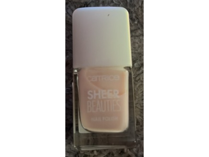 Catrice Sheer Beauties Nail Polish, 040 Fluffy Cotton Candy, 10.5 mL