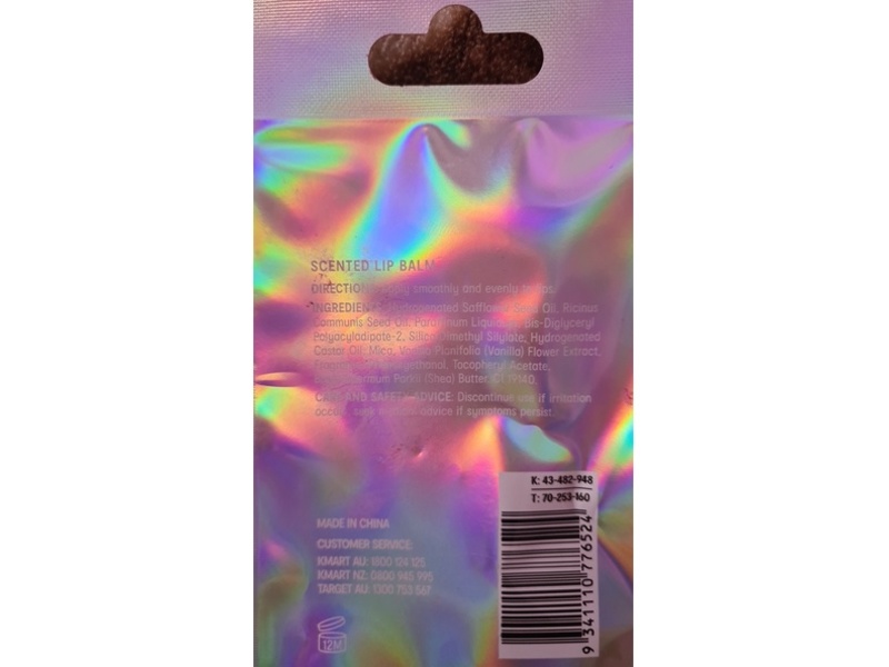 OXX Skincare Lip Balm, Birthday Cake, 15 mL