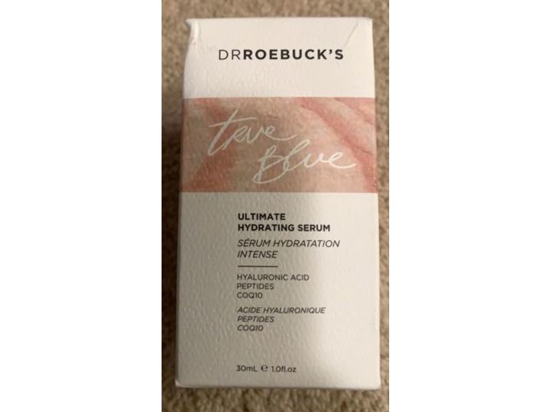 Dr Roebuck's True Blue Ultimate Hydrating Serum, Hyaluronic Acid, 1 fl oz/30 mL