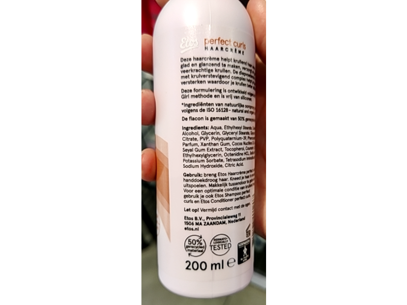 Etos Perfect Curls Cream, 200 mL
