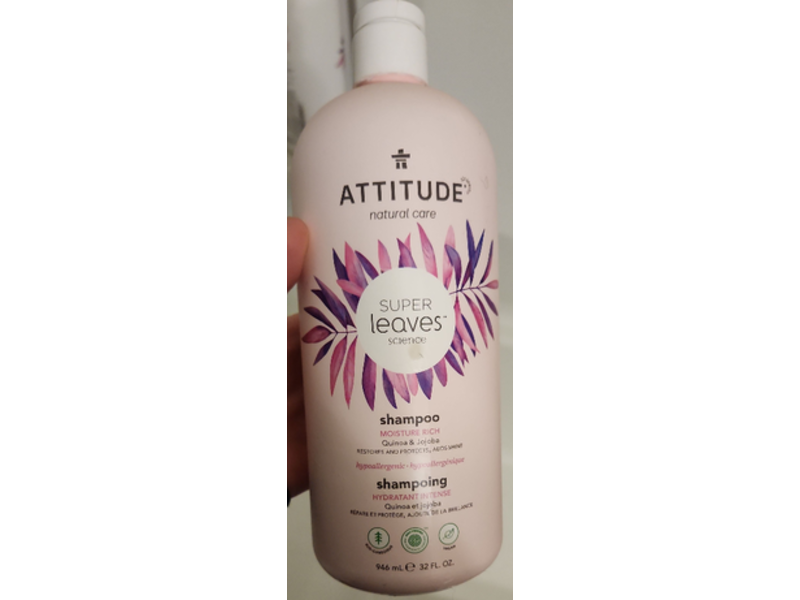 Attitude Moisture Rich Shampoo, 32 fl oz/946 mL, Pack Of 6