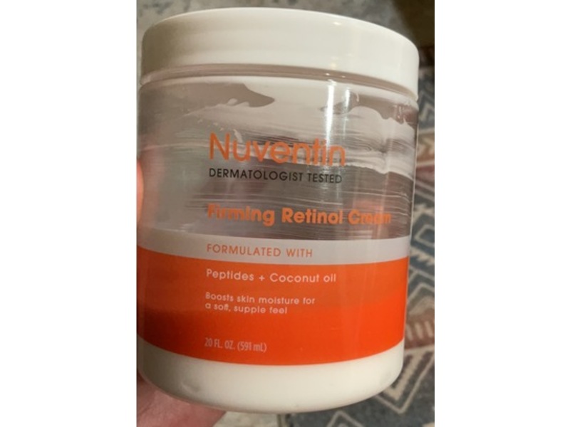 Nuventin Firming Retinol Cream, Peptides + Coconut Oil, 20 fl oz/591 mL