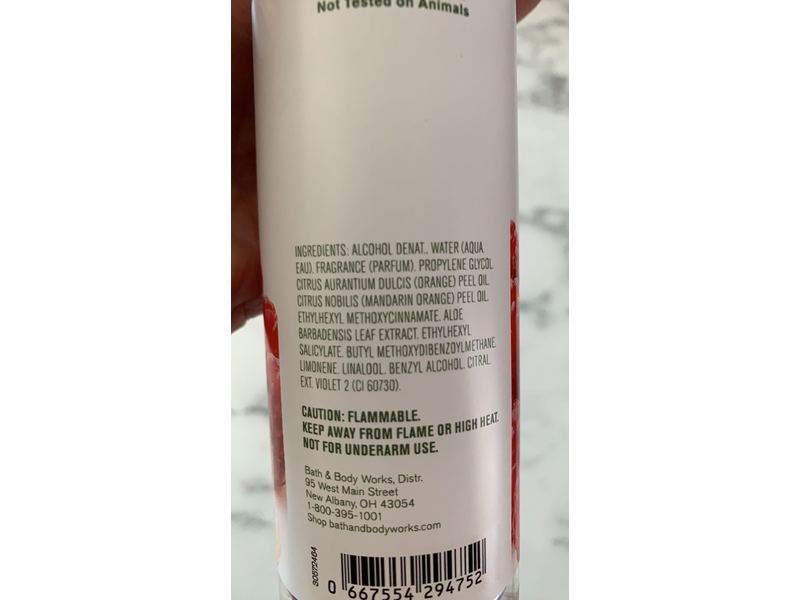 Bath & Body Works Fine Fragrance Mist, Raspberry Tangerine, 8 fl oz/236 mL