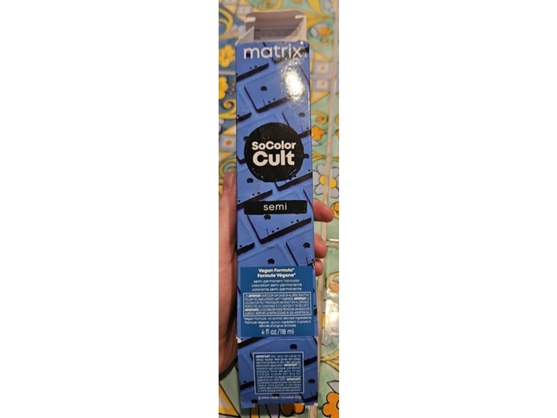 Matrix Semi Socolor Cult, Retro Blue, 4 fl oz/118 mL