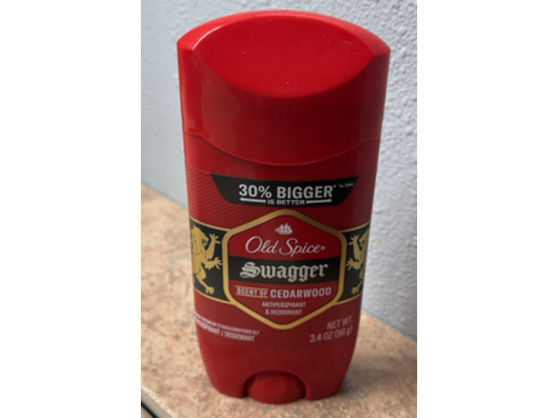 Old Spice Swagger Anti Perspirant & Deodorant, Scent Of Cedarwood, 3.4 oz/96 g
