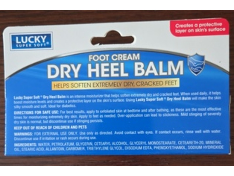 Lucky Super Soft Dry Heel Balm, 2 oz/57 g