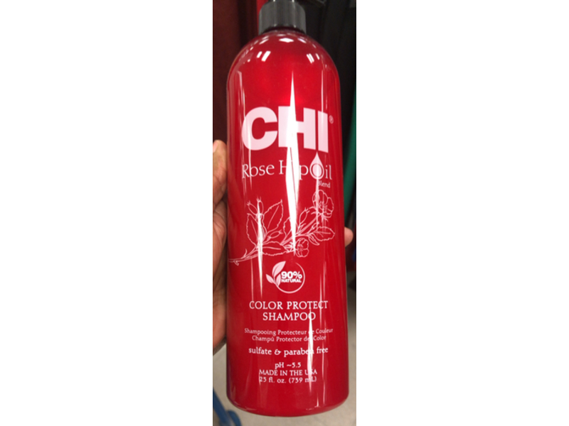 CHI Color Protect Shampoo, Rosehip Oil, 25 fl oz/739 mL