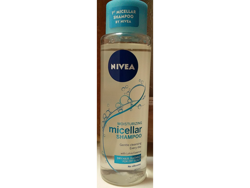 Nivea Moisturizing Micellar Shampoo, Lotus Essence, 400 mL