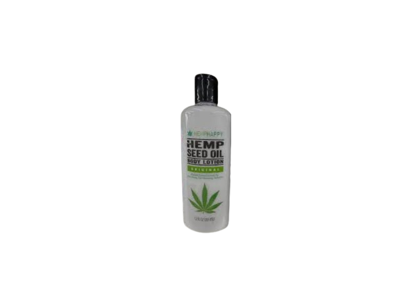 HempHappy Body Lotion, Hemp Seed Oil, Original, 12 fl oz/355 mL