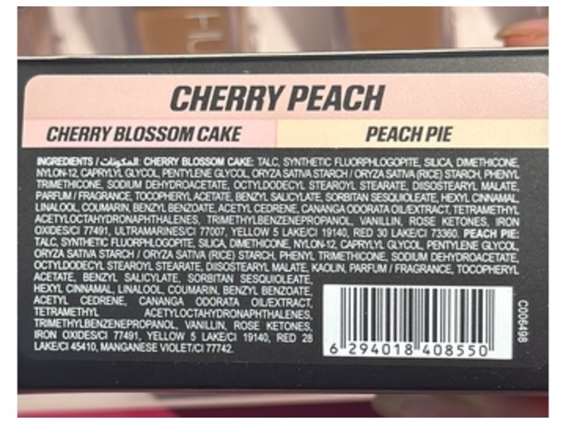 Huda Beauty Easy Bake Duo Loose Powder, Cherry Peach, 0.22 oz/6.5 g