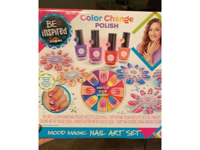 Cra-Z-Art Be Inspired Color Changing Mood Magic Nail Polish Salon Set