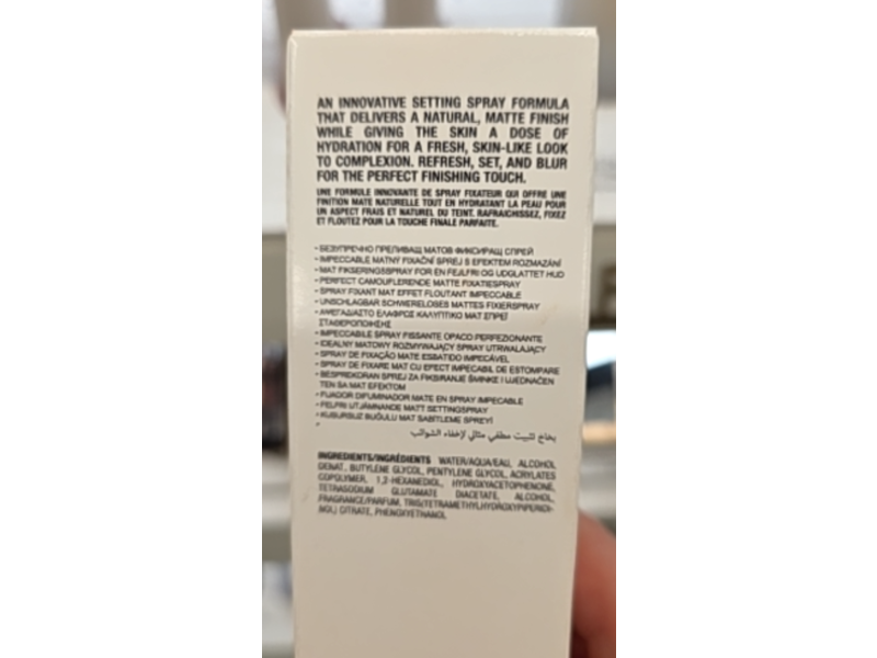 Anastasia Beverly Hills Impeccable Blurring Matte Setting Spray, 3.38 fl oz/100 mL