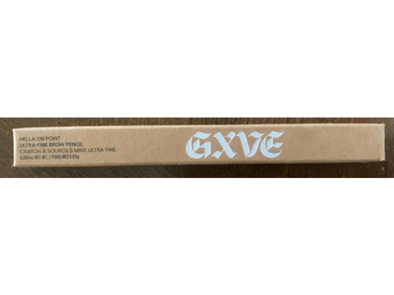 Gxve Hella On Point Clean Ultra-Fine Brow Pencil, 4 Neutral Medium Brown 0.003 oz/0.09 g