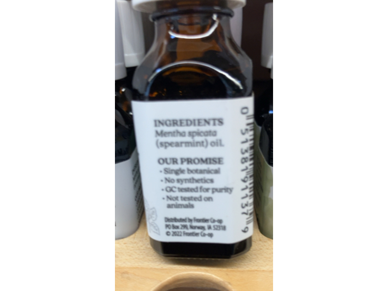 Aura Cacia Spearmint Essential Oil, 0.5 fl oz/15 mL