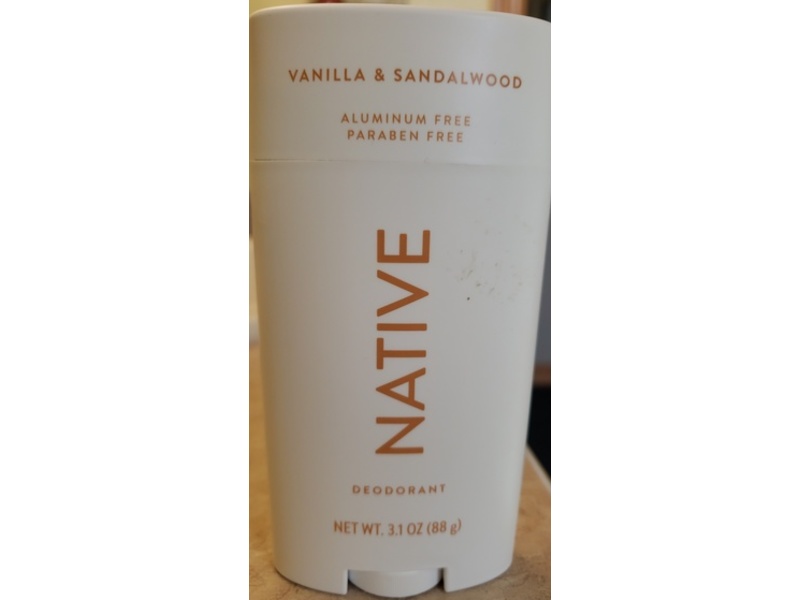 Native Deodorant, Vanilla & Sandalwood, 3.1 oz/88 g