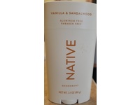 Native Deodorant, Vanilla & Sandalwood, 3.1 oz/88 g - thumbnail 2