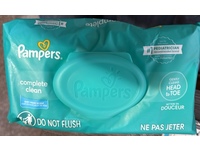 Pampers Complete Clean Baby Wipes, Baby Fresh Scent, 72 Count - Image 3