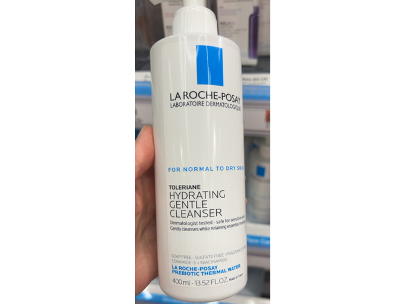 La Roche-Posay Toleriane Hydrating Gentle Cleanser, 13.52 fl oz/400 mL