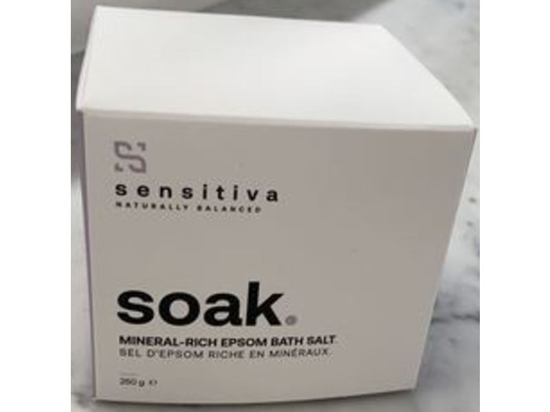 Sensitiva Soak Epsom Bath Salt, 250 g
