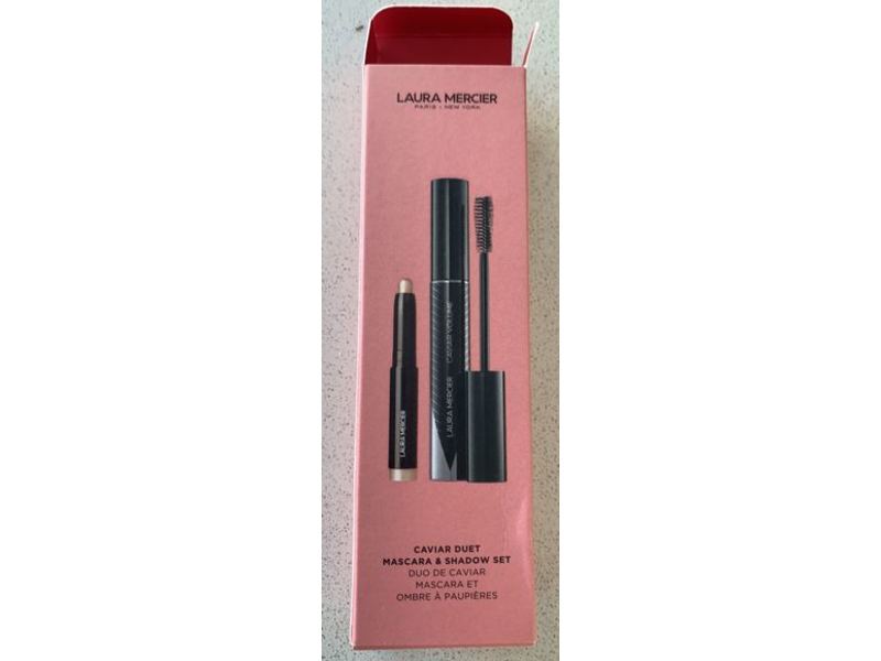 Laura Mercier Caviar Duet Shadow and Mascara Set, 0.4 fl oz/12 mL
