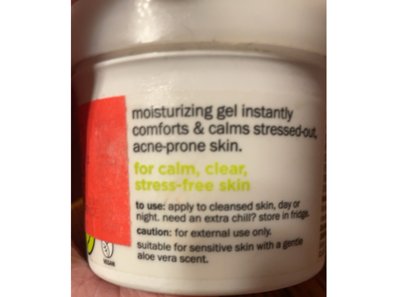 Clean & Clear Acne Prone Calming Gel Moisturizer, Aloe Vera, 4.9 oz/140 g