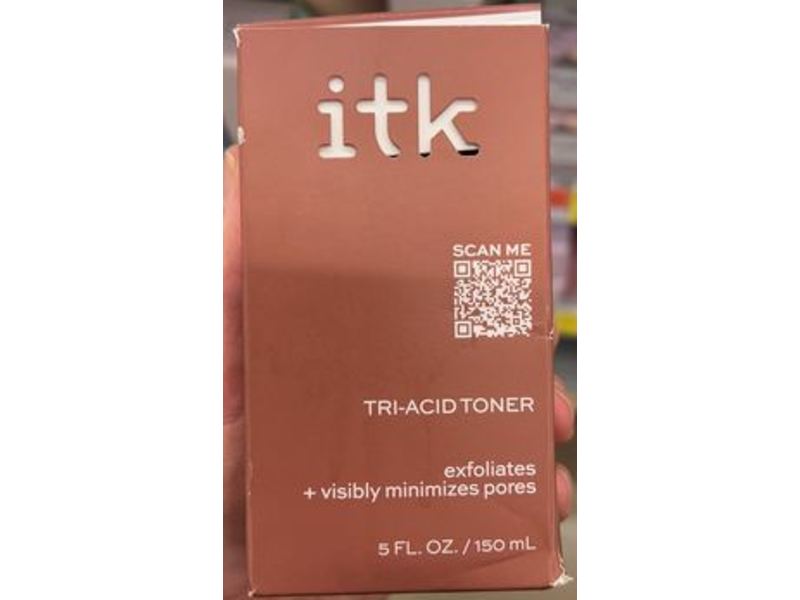 itk Tri Acid Toner Exfoliates, 5 fl oz/150 mL