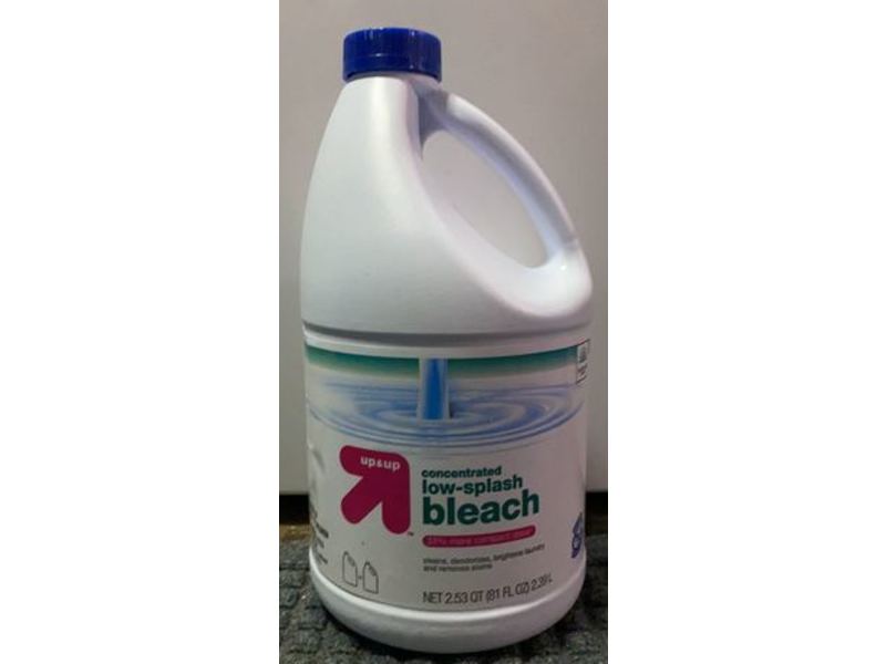 Up & Up Concentrated Low-Splash Bleach, 81 fl oz/2.39 L