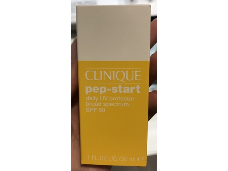 Clinique Pep-Start Daily Uv Protector Broad Spectrum, SPF 50, 1 fl oz/ 30 mL