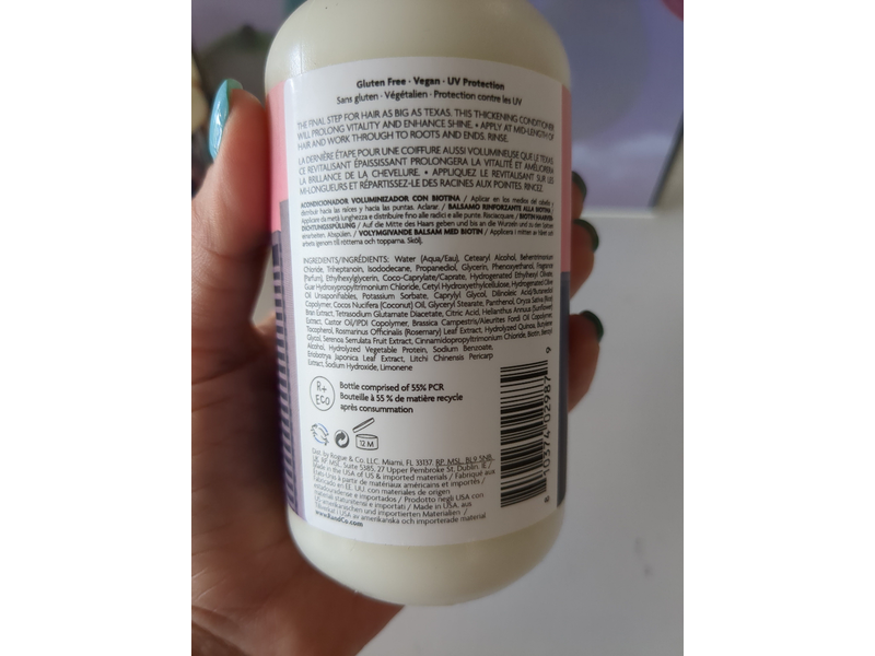 R+Co Dallas Biotin Thickening Conditioner, 8.5 fl oz/241 mL