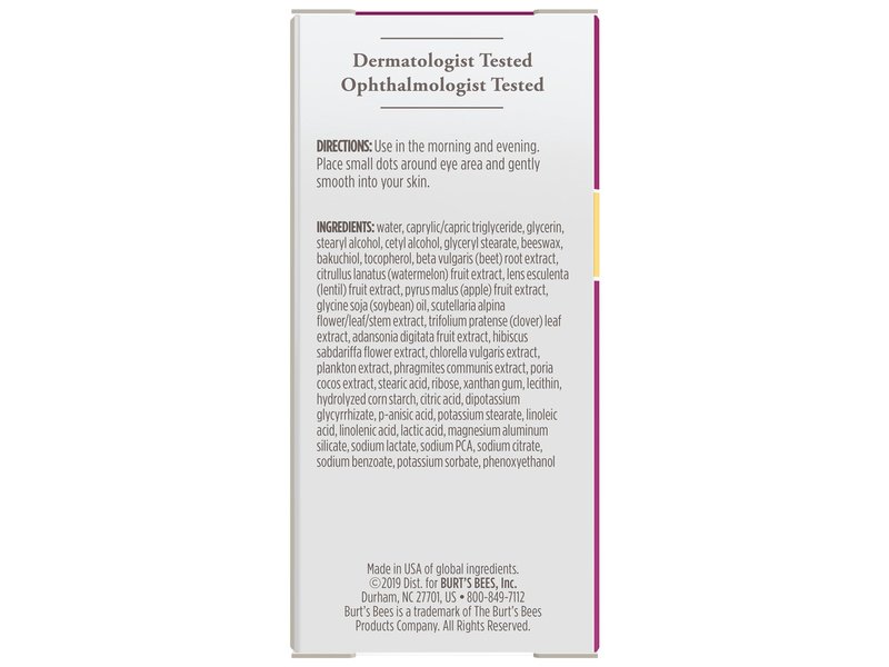 Burt's Bees Renewal Firming Eye Cream