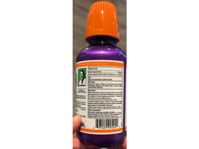 Thera Breath Anti Cavity Oral Rinse, Grapes Galore, 10 fl oz