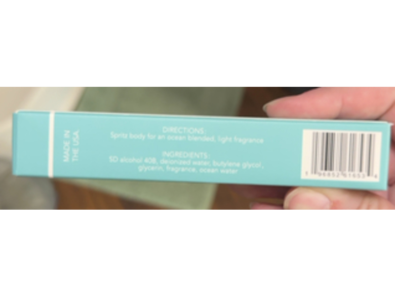 True Ocean Body Spray, Coastal Scent, 0.34 fl oz/10 mL