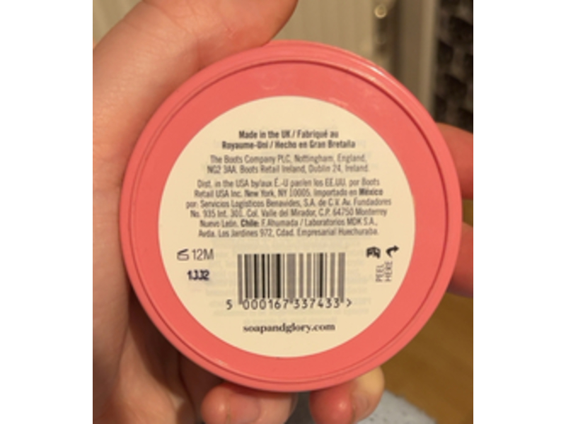 Soap & Glory Call Of Fruity Body Scrub, Tropical Fruits & Hibiscus, 1.69 fl oz/50 mL