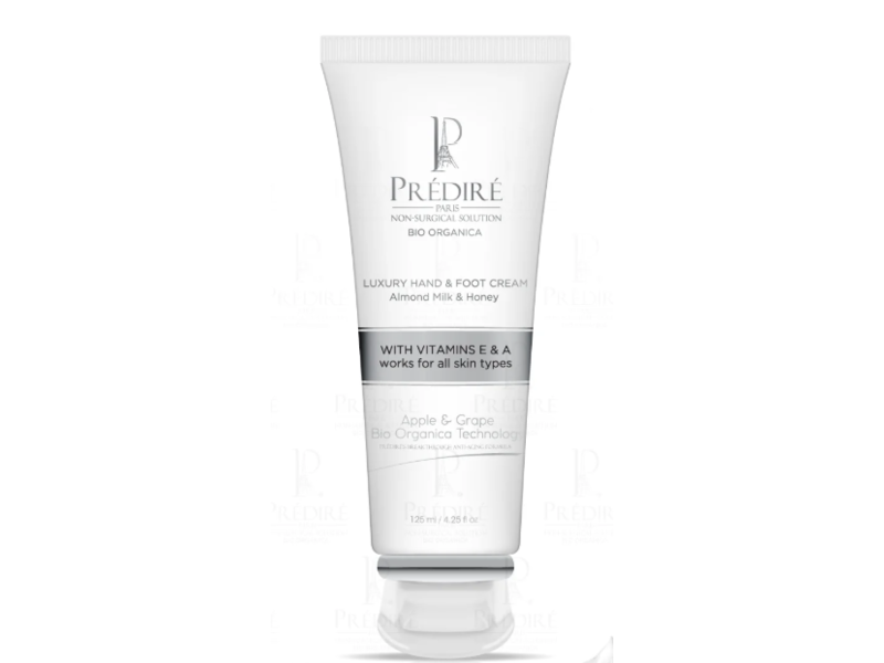 Predire Paris Luxury Hand & Foot Cream, Almond Milk & Honey, 4.25 fl oz/125 mL