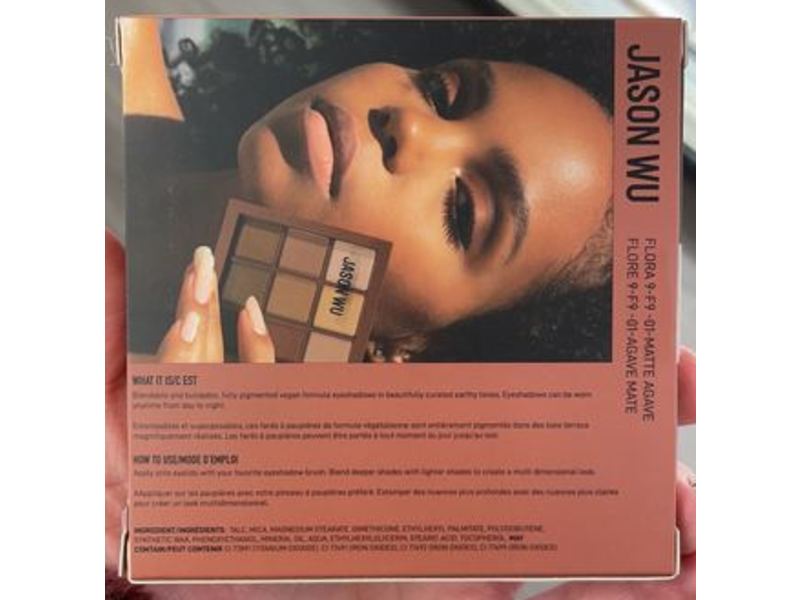 Jason Wu Beauty Flora 9 Eyeshadow Palette, Matte Agave, 0.21oz