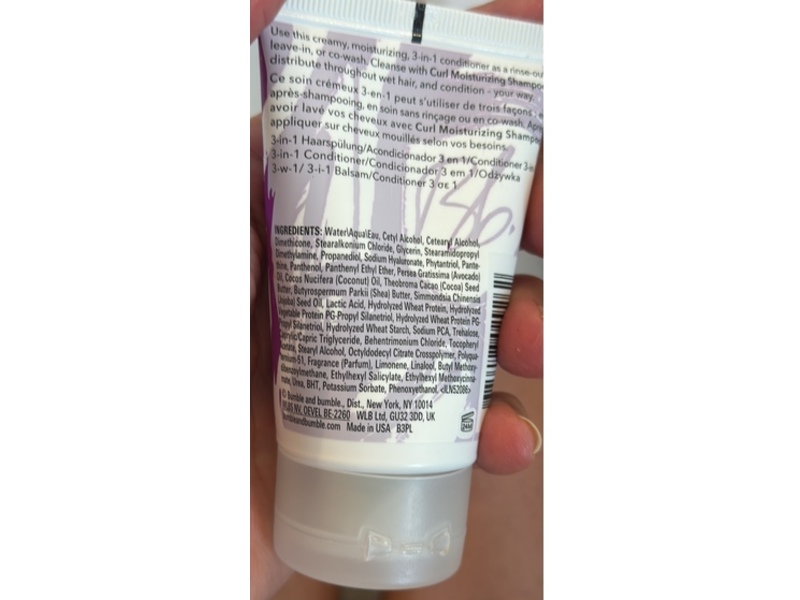 Bumble And Bumble Bb Curl 3-In-1 Conditioner, 2 fl oz/60 mL