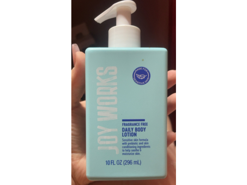 Joy Works Daily Body Lotion, 10 fl oz/296 mL