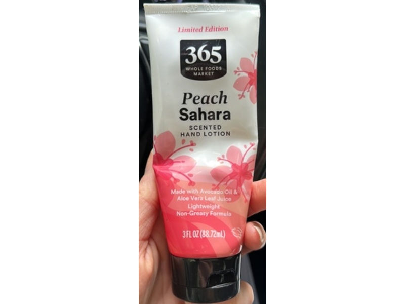 365 Whole Foods Market Scented Hand Lotion, Peach Sahara, 3 fl oz/88.72 mL