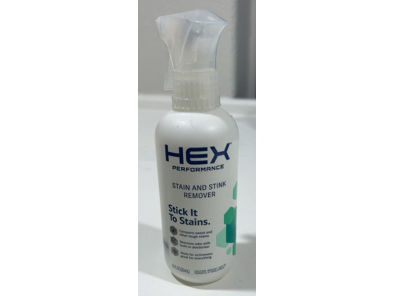 Hex Performance Stain & Stink Remover, 12 fl oz/354 mL, Pack Of 2