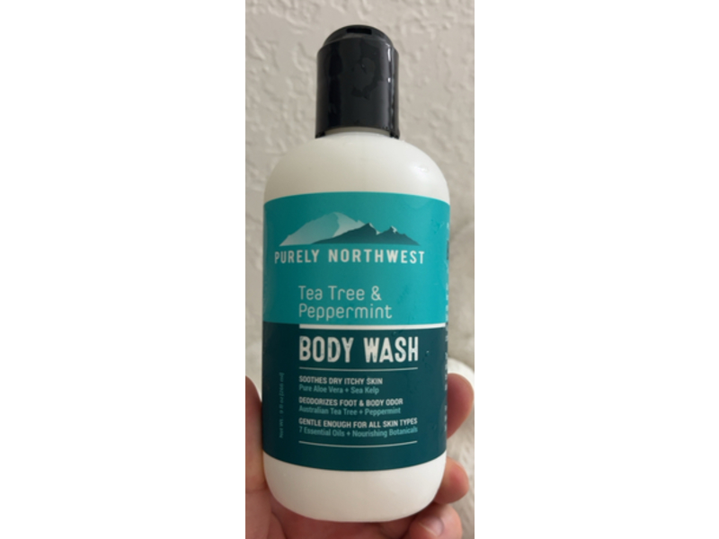Purely Northwest Body Wash, Tea Tree & Peppermint, 9 fl oz/266 mL