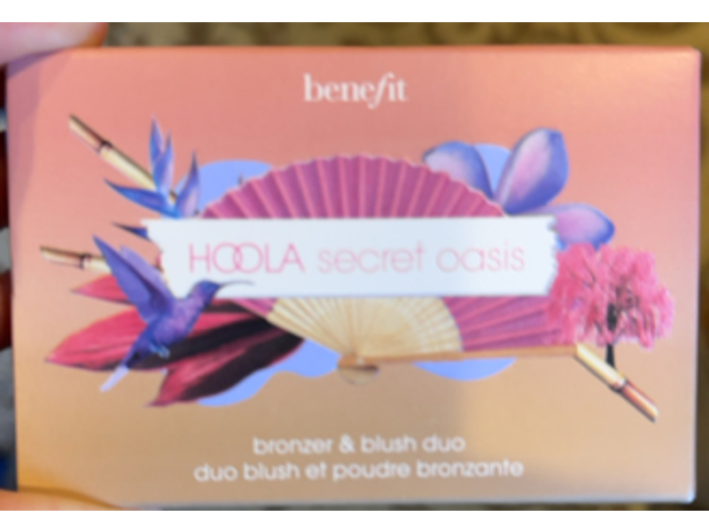 Benefit Hoola Secret Oasis Duo Mini Bronzer & Blush Palette, 0.08 oz/2.5 g